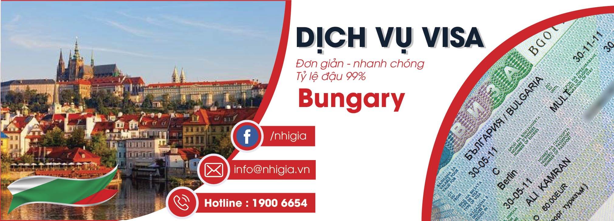 Dịch vụ Visa Bungary - Công Ty TNHH TM Và DV Nhị Gia